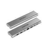 Canyon Laptop stands with hub, TYPE C F to HDMI2.0+2USB3.0+USBC3.0+RJ45+PD, TYEP C TO C cable 1m white with Emarker: HUSB332A, Material: Aluminum case+ABS+PS, Size: 245x240x27.2+/-0.3mm, Weight:1304g - Image 15