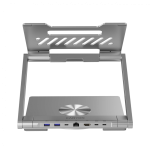Canyon Laptop stands with hub, TYPE C F to HDMI2.0+2USB3.0+USBC3.0+RJ45+PD, TYEP C TO C cable 1m white with Emarker: HUSB332A, Material: Aluminum case+ABS+PS, Size: 245x240x27.2+/-0.3mm, Weight:1304g - Image 10