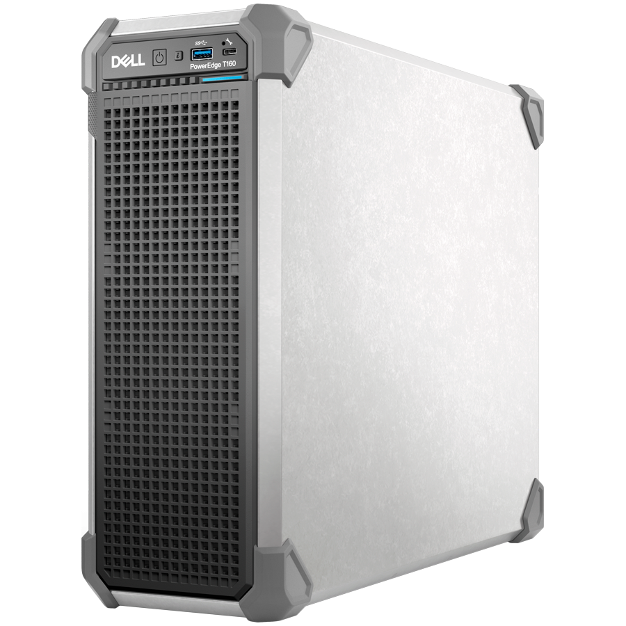 DELL EMC PowerEdge T160,3x3.5"+2x2.5",Intel Xeon 6 Performance 6315P(2.8G, 4C/4T,12MB,Turbo, 55W),16GB UDIMM 5600MT/s ECC, 2TB HDD SATA 7.2K 3.5",No RAID,No Controller,iDRAC9 Enterprise, 300W PS Cabled,TPM 2.0 V6,BCM 5720 DP On-BoardLOM, 3Y Parts Onl DELL EMC PowerEdge T160,3x3.5"+2x2.5",Intel Xeon 6 Performance 6315P(2.8G, 4C/4T,12MB,Turbo, 55W),16GB UDIMM 5600MT/s ECC, 2TB HDD SATA 7.2K 3.5",No RAID,No Controller,iDRAC9 Enterprise, 300W PS Cabled,TPM 2.0 V6,BCM 5720 DP On-BoardLOM, 3Y Parts Onl - Image 1