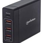 DOCKING MANHATTAN 4/1 3 USB A  1 USB C PORT 72W