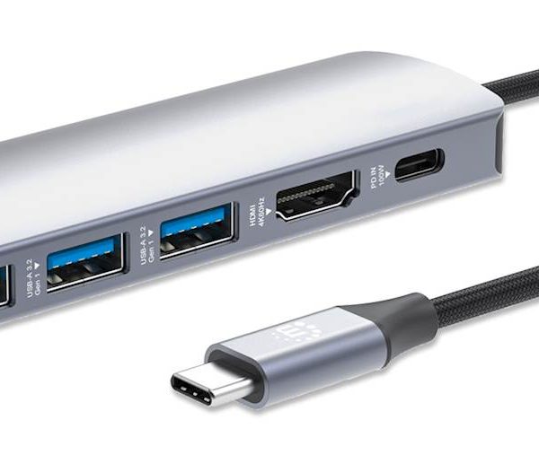 DOCKING MANHATTAN USB-C PD 6-in-1 4K