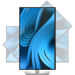 Dell Pro 27 Plus Monitor P2725D 27.0" QHD 2560x1440 100Hz, 99% sRGB(CIE 1931), 109 PPI, 16:09, IPS, AG, 350 cd/m2, 1500:1, 178/178, 5ms/8ms, DP, HDMI, USB Type-A, USB Type-B, USB-C, Height, Swivel, Tilt, Pivot - Image 5