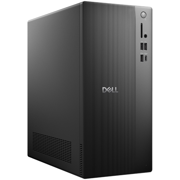 Dell Tower ECT1250, i5 14400, 8GB RAM DDR5, 512GB SSD PCIe M.2, WiFi 6+BT 5.3, Front: 1x USB C 3.2, 1x USB 3.2, 2x USB 2.0, SD Card, Back: 2x USB 3.2, 2x USB 2.0, HDMI, RJ45, No KB/Mouse, 180W, Ubuntu 3Yr