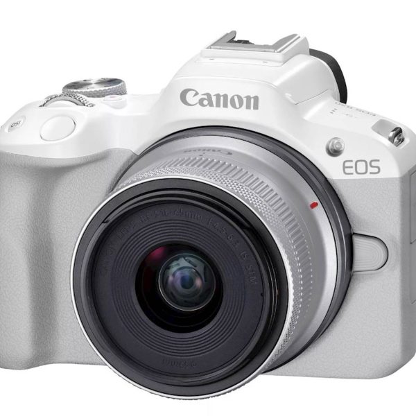 Fotoaparat CANON R50 + RFS18-45 WH