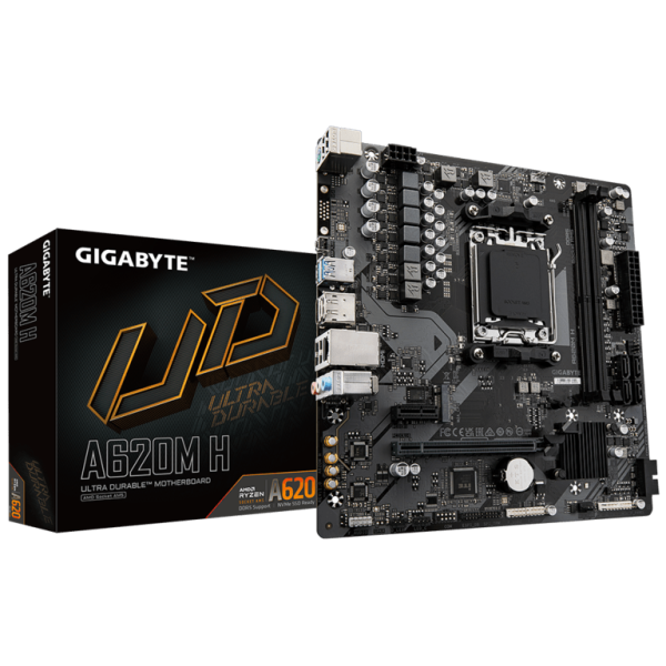 GIGABYTE MB A620M H 1.0AMD A620;AM5;2xDDR5;M.2RAID;HDMI,DP,mATX