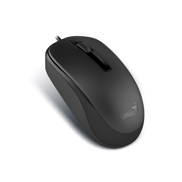 Genius miš DX-120 USB, optički, 1200 DPI, 1.5 m, 3 tipke, 85g, crni