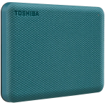 HDD Extern TOSHIBA CANVIO Advance 2TB, 2.5", USB 3.2 Gen1 (5Gbit/s), Backup and Security software, Textured Green, 149g