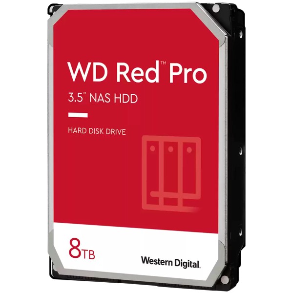 HDD NAS WD Red Pro (3.5'', 8TB, 512MB, 7200 RPM, SATA 6 Gb/s)