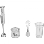 Hand Blender, 1200W in CB, White, Tiger Teeth Cutter, Whisk, Food Processor, Cup - Image 2