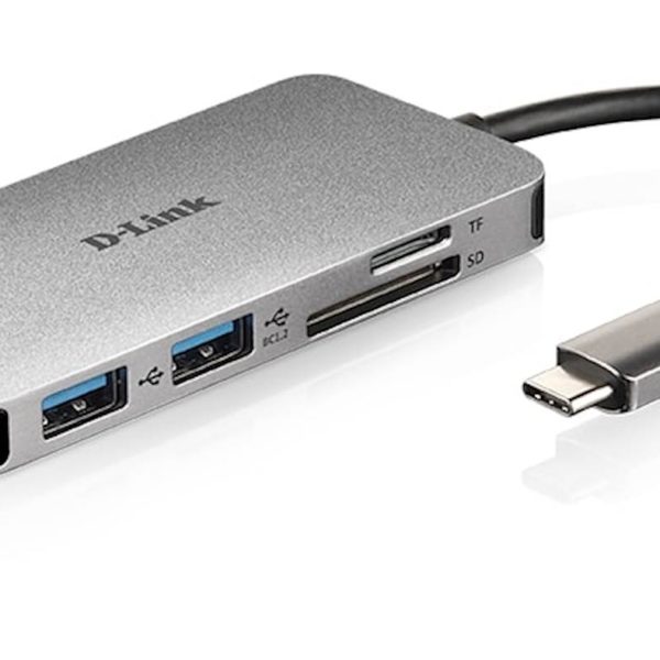 Hub DLINK 5u1 USB-C sa HDMI i SD/microSD