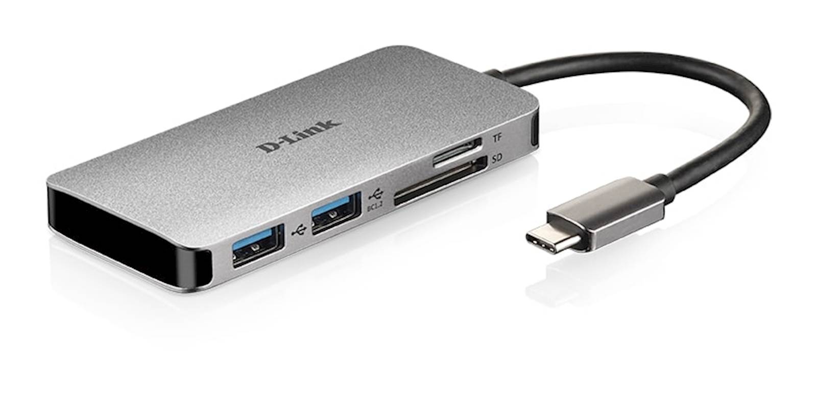 Hub DLINK 5u1 USB-C sa HDMI i SD/microSD Hub DLINK 5u1 USB-C sa HDMI i SD/microSD - Image 1