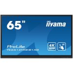 Iiyama ProLite TE6512MIS-B1AG65" Diagonal Class (64.5" viewable) LED-backlit LCD display interactive digital signage with built-in media player / optional slot-in PC capability / touchscreen (multi touch) 4K UHD (2160p) 3840 x 2160 direct-lit LED bl