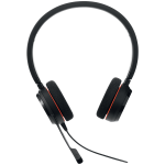 JABRA EVOLVE 20 MS Stereo USB Headband, Noise cancelling, USB connector, with mute-button and volume control on the cord, with foam ear cushion, Microsoft optimized - Image 2
