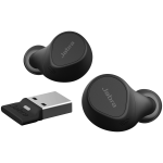 JABRA EVOLVE2 Buds MS, Cradle USB-A MS, Link 380 BT adapter USB-A MS, 30  cm USB-C to USB-A cable, Ear gels, wireless charging pad, warranty - Image 4