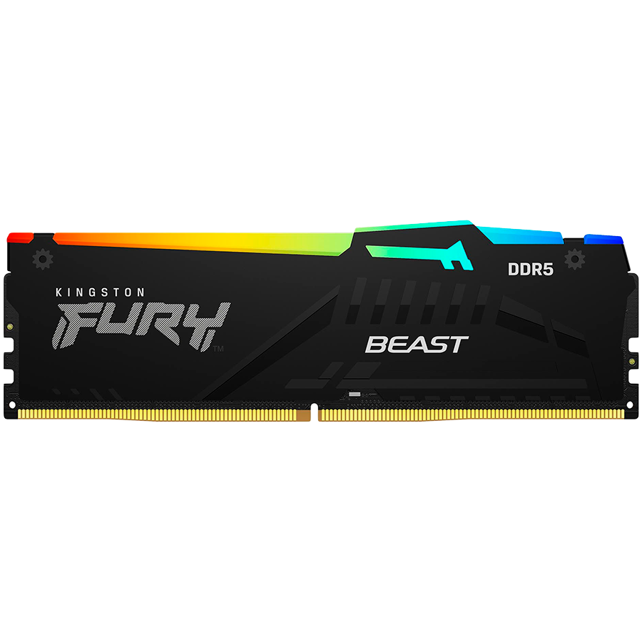 Kingston 32GB 6000MT/s DDR5 CL30 DIMM FURY Beast RGB EXPO Kingston 32GB 6000MT/s DDR5 CL30 DIMM FURY Beast RGB EXPO - Image 1