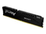Kingston 8GB 6000MHz DDR5 Fury Beast Black, EXPO, XMP CL30 - Image 2