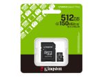 Kingston microSD 512GB Class10Canvas Select Plus150MBs Read,Class 10 UHS-I - Image 2
