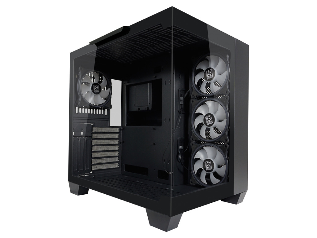 LC-Power Case Gaming 809BE-ATX, ATX, Micro ATX, MiniITX4x 120mm ARGB fans, tempered glass LC-Power Case Gaming 809BE-ATX, ATX, Micro ATX, MiniITX4x 120mm ARGB fans, tempered glass - Image 1
