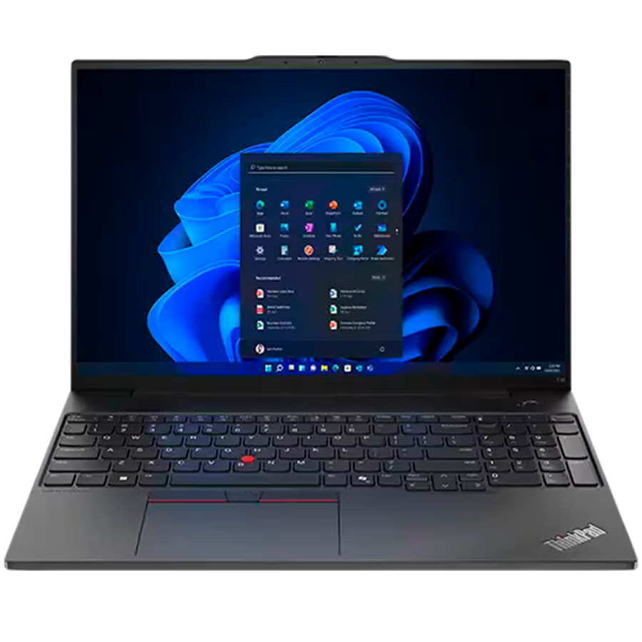 LENOVO ThinkPad E16 Gen 3, 16'' FHD IPS, Intel Core 7 255H, 16GB DDR5, 1TB SSD, 2xUSB-A, 2xUSB-C, HDMI, RJ-45, FHD Cam + Mic, WiFI 6E, BT5.3, FP, BH Kb, 64Wh, No OS, Black, 3Y LENOVO ThinkPad E16 Gen 3, 16'' FHD IPS, Intel Core 7 255H, 16GB DDR5, 1TB SSD, 2xUSB-A, 2xUSB-C, HDMI, RJ-45, FHD Cam + Mic, WiFI 6E, BT5.3, FP, BH Kb, 64Wh, No OS, Black, 3Y - Image 1