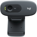 LOGITECH C270 HD Webcam - BLACK - USB