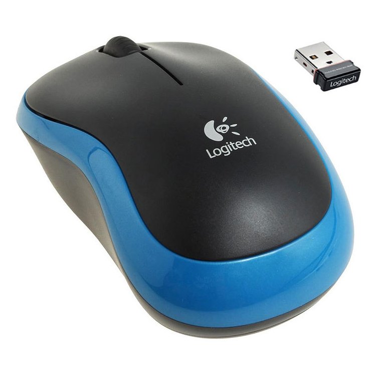 LOGITECH M185 Wireless Mouse - BLUE - EWR2 LOGITECH M185 Wireless Mouse - BLUE - EWR2 - Image 1
