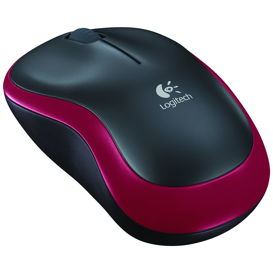 LOGITECH M185 Wireless Mouse - RED - EWR2 LOGITECH M185 Wireless Mouse - RED - EWR2 - Image 1