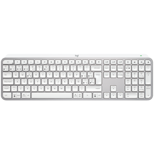 LOGITECH MX Keys S Bluetooth Illuminated Keyboard - PALE GREY - Croatian layout