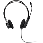 LOGITECH PC960 Corded Stereo Headset BLACK - USB - Image 4
