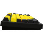 LORGAR KBP7075W, Wireless 75% Mechanical Gaming Keyboard Pro, Black/yellow, EN layout - Image 4