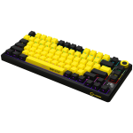 LORGAR KBP7075W, Wireless 75% Mechanical Gaming Keyboard Pro, Black/yellow, EN layout - Image 2