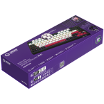LORGAR KBP7075W, Wireless 75% Mechanical Gaming Keyboard Pro, Black/red, EN layout - Image 9