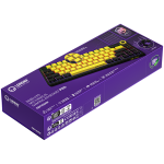LORGAR KBP70MW, Wireless 65% Mechanical Gaming Keyboard Pro, Black/yellow, EN layout - Image 10