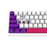 LORGAR KBP70MW, Wireless 65% Mechanical Gaming Keyboard Pro, White, EN layout - Image 8