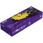 LORGAR KBP70TKLW, Wireless TKL Mechanical Gaming Keyboard Pro, Black/yellow, EN layout - Image 9