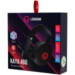 LORGAR Kaya 460, USB Gaming headset with microphone, CM108B, RGB backlight, Plug&Play, USB-A connection cable 2m, fabric ear pads, size: 192*184.7*88mm, 0.329kg, black - Image 6