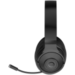 LORGAR Noah 500, Wireless Gaming headset with microphone, JL7006, BT 5.3, battery life up to 58 h (1000mAh), USB (C) charging cable (0.8m), 3.5 mm AUX cable (1.5m), size: 195*185*80mm, 0.24kg, black - Image 2