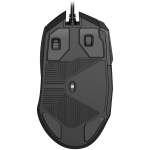LORGAR Stricter 579, gaming mouse, 9 programmable buttons, Pixart PMW3336 sensor, DPI up to 12 000, 50 million clicks buttons lifespan, 2 switches, built-in display, 1.8m USB soft silicone cable, Matt UV coating with glossy parts and RGB lights with 4 LED flowing modes, size: 131*72*41mm, 0.127kg, black - Image 7