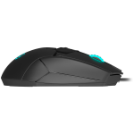 LORGAR Stricter 579, gaming mouse, 9 programmable buttons, Pixart PMW3336 sensor, DPI up to 12 000, 50 million clicks buttons lifespan, 2 switches, built-in display, 1.8m USB soft silicone cable, Matt UV coating with glossy parts and RGB lights with 4 LED flowing modes, size: 131*72*41mm, 0.127kg, black - Image 6