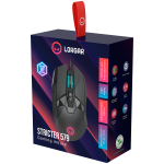 LORGAR Stricter 579, gaming mouse, 9 programmable buttons, Pixart PMW3336 sensor, DPI up to 12 000, 50 million clicks buttons lifespan, 2 switches, built-in display, 1.8m USB soft silicone cable, Matt UV coating with glossy parts and RGB lights with 4 LED flowing modes, size: 131*72*41mm, 0.127kg, black - Image 8