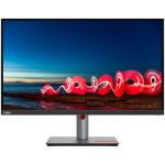 Lenovo Monitor ThinkVision T27h-30, 27" IPS, 2560x1440 QHD, 1000:1, 350 nits, 60Hz, 178°/178°, 16:9, 4/6ms, HDMI, DP, DP Out, USB-C (90W), RJ-45, 4x USB 3.2, Tilt, Swivel, Pivot, Height Adjust Stand, VESA, Raven Black, 3Yr