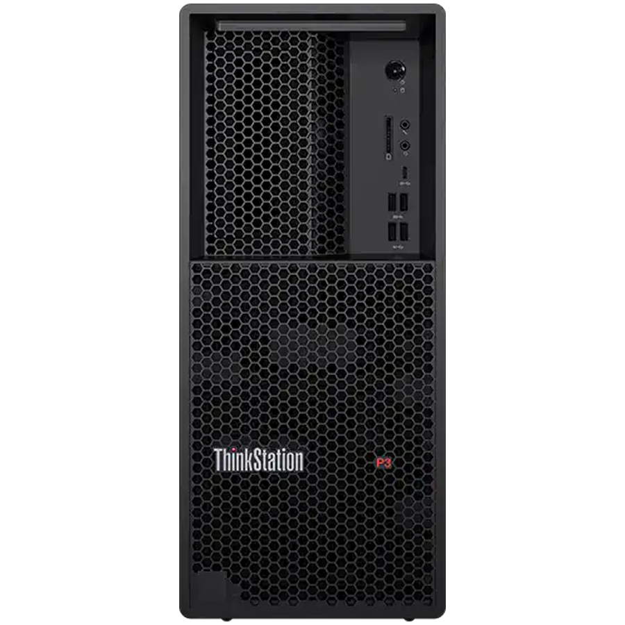 Lenovo ThinkStatio P3 Gen2, Intel Core Ultra 7 265 vPro, 2x16 GB DDR5-5600MT/s, 1 TB SSD M.2, NVIDIA RTX A1000 8GB GDDR6, Front: 4x USB 3.2, 1x USB C 3.2, 1x Mic, 1x Head/Mic, Back 2x USB 3.2, 2x USB 2.0, HDMI, DP, RJ45, Line Out, 750W, W11Pro, 3Yr Lenovo ThinkStatio P3 Gen2, Intel Core Ultra 7 265 vPro, 2x16 GB DDR5-5600MT/s, 1 TB SSD M.2, NVIDIA RTX A1000 8GB GDDR6, Front: 4x USB 3.2, 1x USB C 3.2, 1x Mic, 1x Head/Mic, Back 2x USB 3.2, 2x USB 2.0, HDMI, DP, RJ45, Line Out, 750W, W11Pro, 3Yr - Image 1