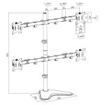 Logilink nosač za četiri monitora BP0046 - Image 2