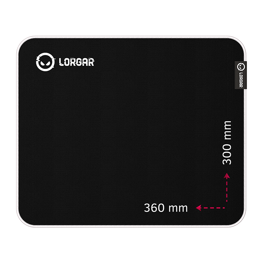 Lorgar Legacer 753, Gaming mouse pad, Ultra-gliding surface, Purple anti-slip rubber base, size: 360mm x 300mm x 3mm, weight 0.23kg Lorgar Legacer 753, Gaming mouse pad, Ultra-gliding surface, Purple anti-slip rubber base, size: 360mm x 300mm x 3mm, weight 0.23kg - Image 1
