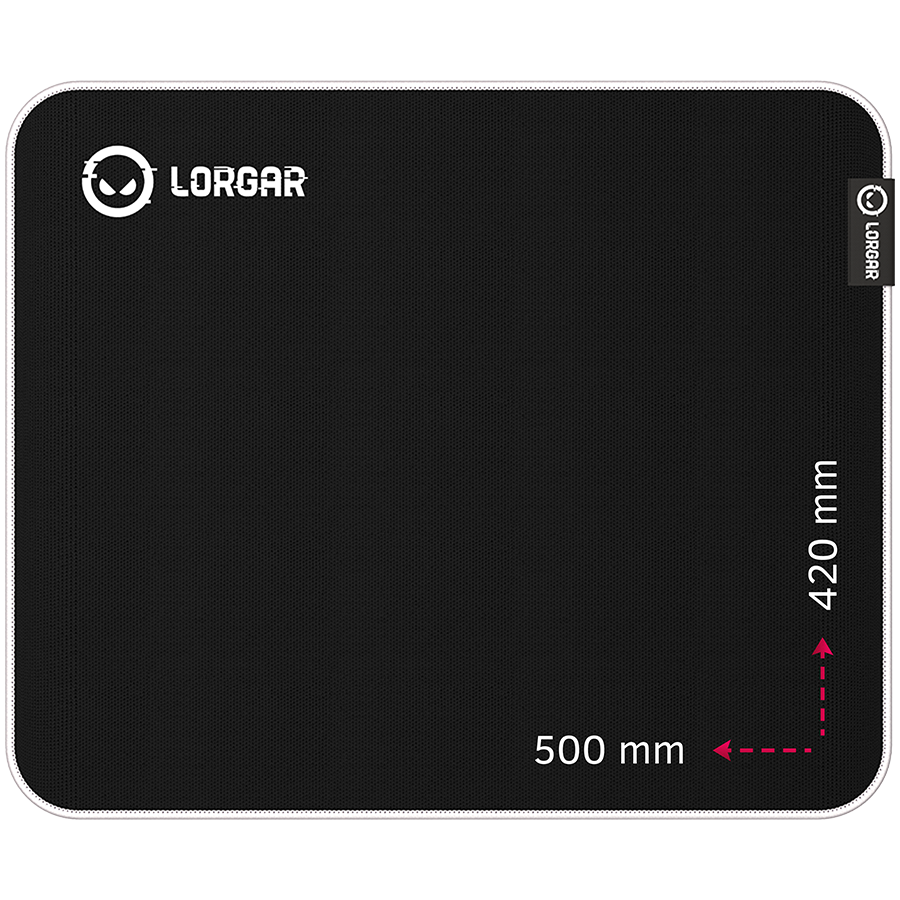 Lorgar Legacer 755, Gaming mouse pad, Ultra-gliding surface, Purple anti-slip rubber base, size: 500mm x 420mm x 3mm, weight 0.45kg Lorgar Legacer 755, Gaming mouse pad, Ultra-gliding surface, Purple anti-slip rubber base, size: 500mm x 420mm x 3mm, weight 0.45kg - Image 1