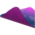 Lorgar Main 135, Gaming mouse pad, High-speed surface, Purple anti-slip rubber base, size: 500mm x 420mm x 3mm, weight 0.41kg - Image 6