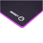 Lorgar Main 313, Gaming mouse pad, High-speed surface, Purple anti-slip rubber base, size: 360mm x 300mm x 3mm, weight 0.195kg - Image 6