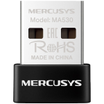Mercusys MA530 Bluetooth 5.3 Nano USB Adapter, Bluetooth 5.3, Nano-Size, USB 2.0, Supported operating systems include Win 11/10/8.1/7, Work with devices supported the earlier Bluetooth version