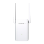 Mercusys ME80X AX3000 Wi-Fi Range Extender, 574 Mbps at 2.4 GHz + 2402 Mbps at 5 GHz, 2 x Fixed External Antennas, 1 x Gigabit Port, Wall Plugged, 1024 QAM, OFDMA, MERCUSYS APP, WPS/Reset Button, Signal Indicator, Range Extender/Access Point mode