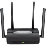 Mercusys MR25BE BE3600 Dual Band Wi-Fi 7 Router, 688 Mbps at 2.4 GHz + 2880 Mbps at 5 GHz,  4x Ext. Antennas,  3x G LAN Ports, 1x G WAN Port, MLO, 4096-QAM, OFDMA, HE160, MERCUSYS App, Router/Access Point Mode, MU-MIMO, WPA3, Guest Network