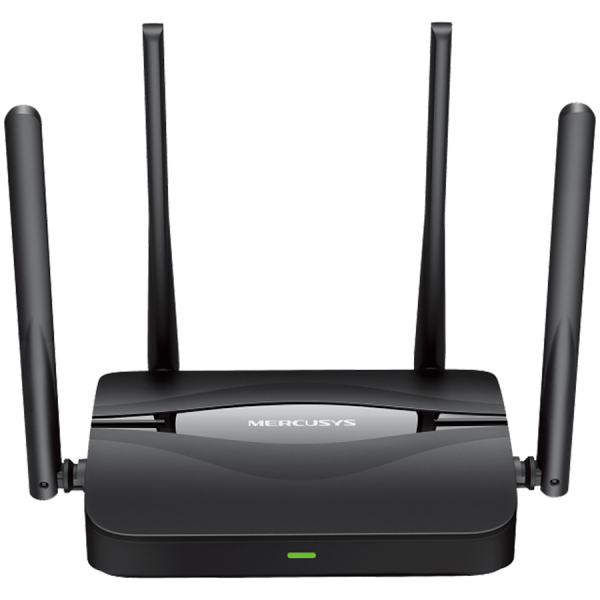 Mercusys MR25BE BE3600 Dual Band Wi-Fi 7 Router, 688 Mbps at 2.4 GHz + 2880 Mbps at 5 GHz,  4x Ext. Antennas,  3x G LAN Ports, 1x G WAN Port, MLO, 4096-QAM, OFDMA, HE160, MERCUSYS App, Router/Access Point Mode, MU-MIMO, WPA3, Guest Network